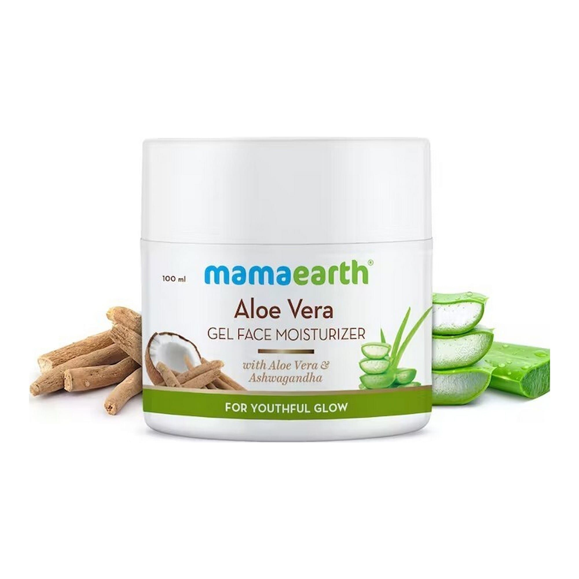 Mamaearth Aloe Vera Gel Moisturizer With Aloe Vera Ashwagandha For A