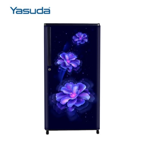 Yasuda YSGS180CBF 180 Litre Single Door Celio Blue Floral Refrigerator