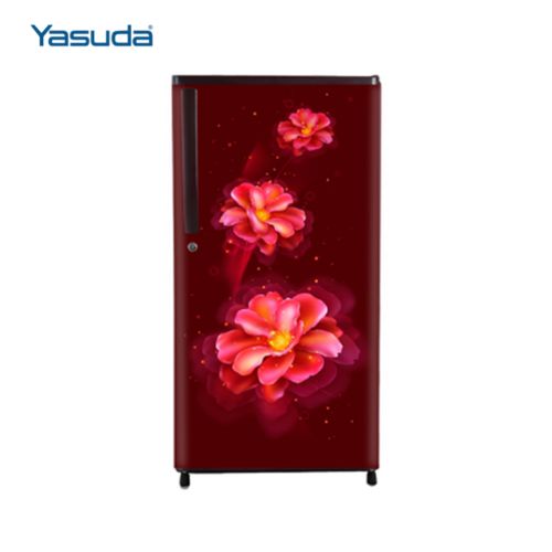 Yasuda YSGS180CWF 180 Litre Single Door Celio Wine Floral Refrigerator