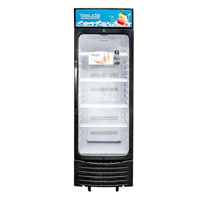 Yasuda 250Ltr. Upright Showcase Deep Freezer YS-CF250SC