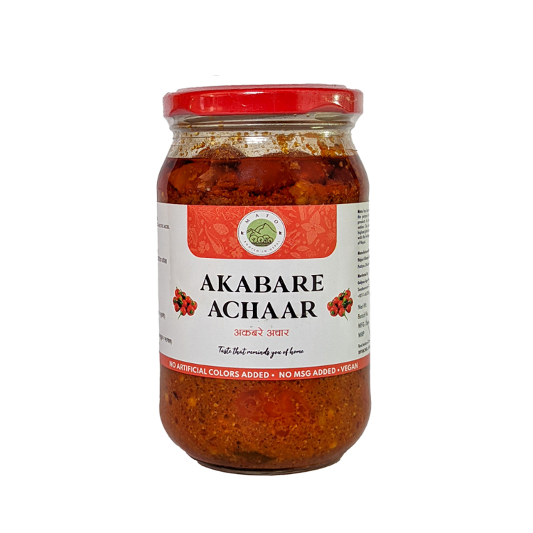 Mato Akabare Achaar 380Gm