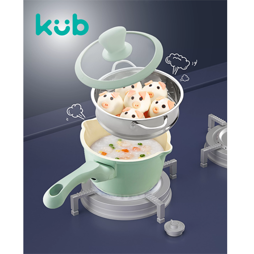 KUB Non-stick ceramic cookware set 4 pcs