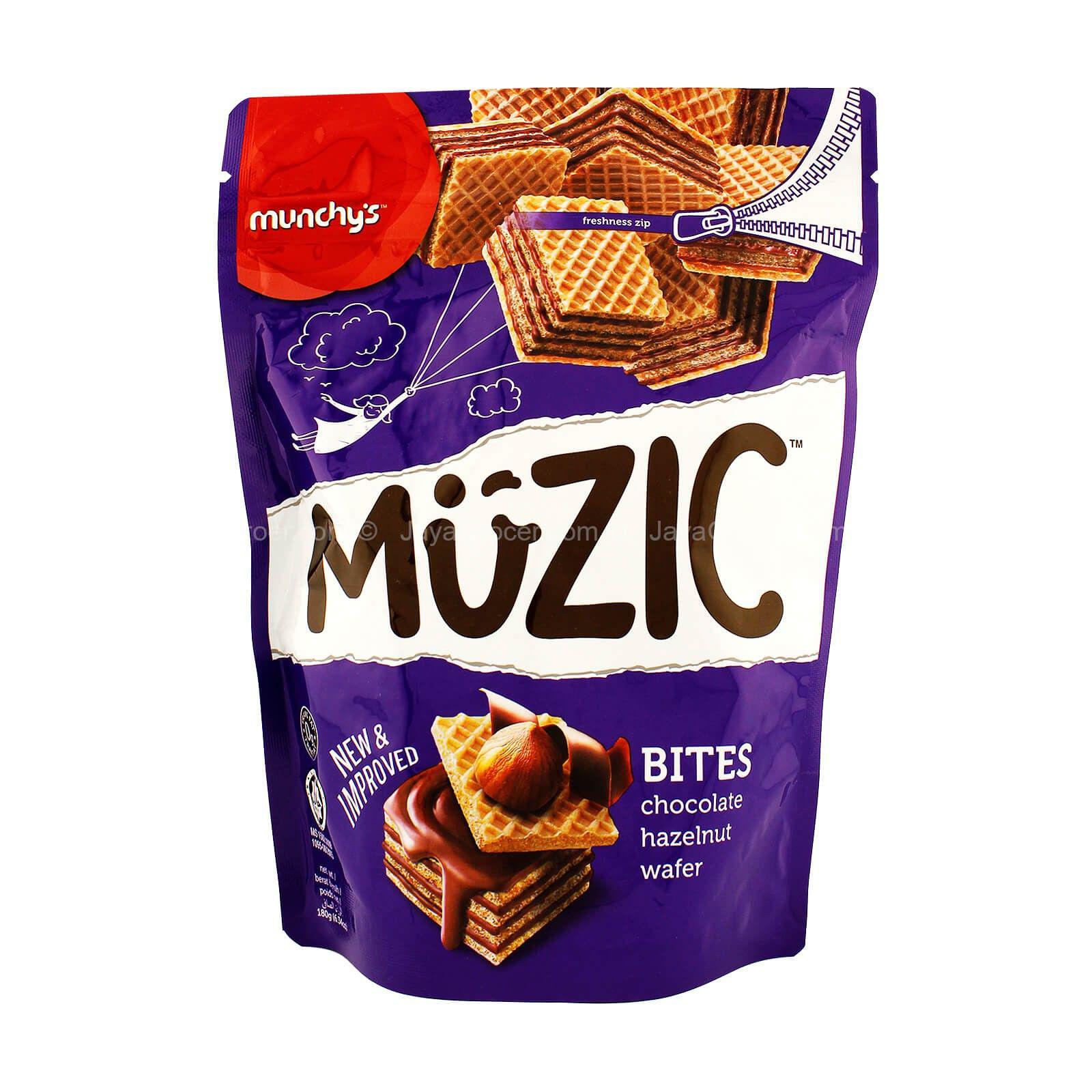 Munchy's Muzic Wafer Bites Hazelnut 90Gm