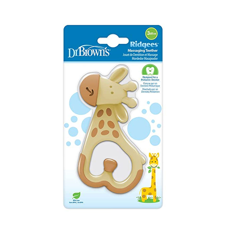 Dr Brown's Ridgees Giraffe Massaging Teether TE450-P2(3m+)