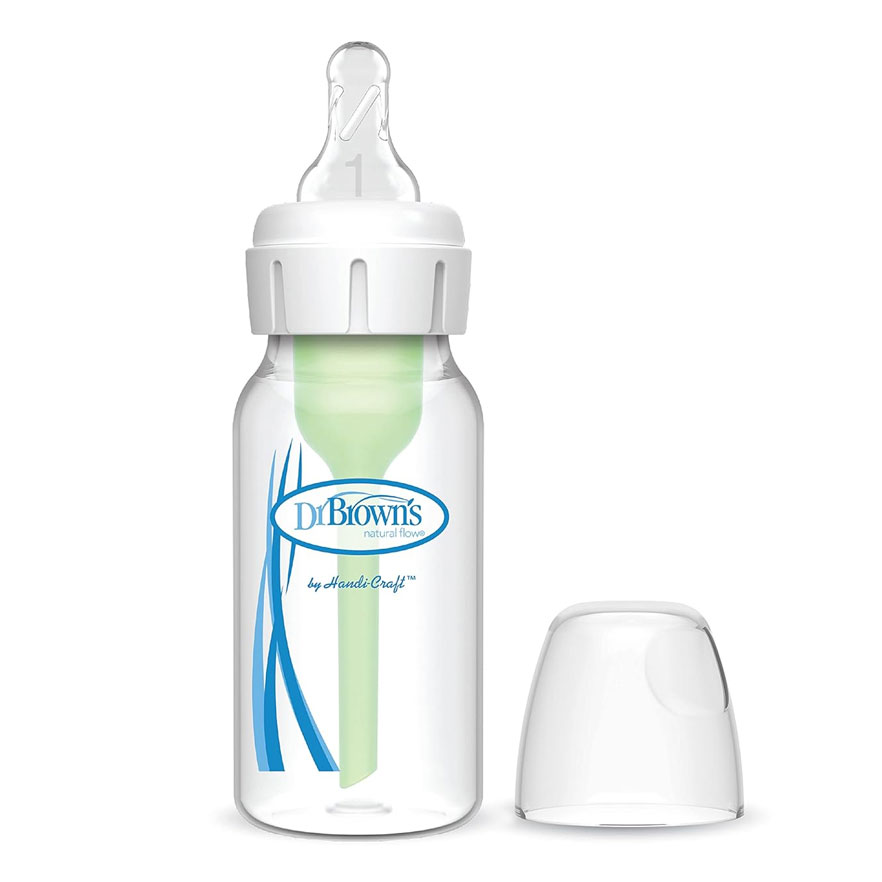 Dr. Brown’s 4 oz / 120 ml PP Narrow-Neck "Options" Baby Bottle, 1-Pack Sb41005-P4