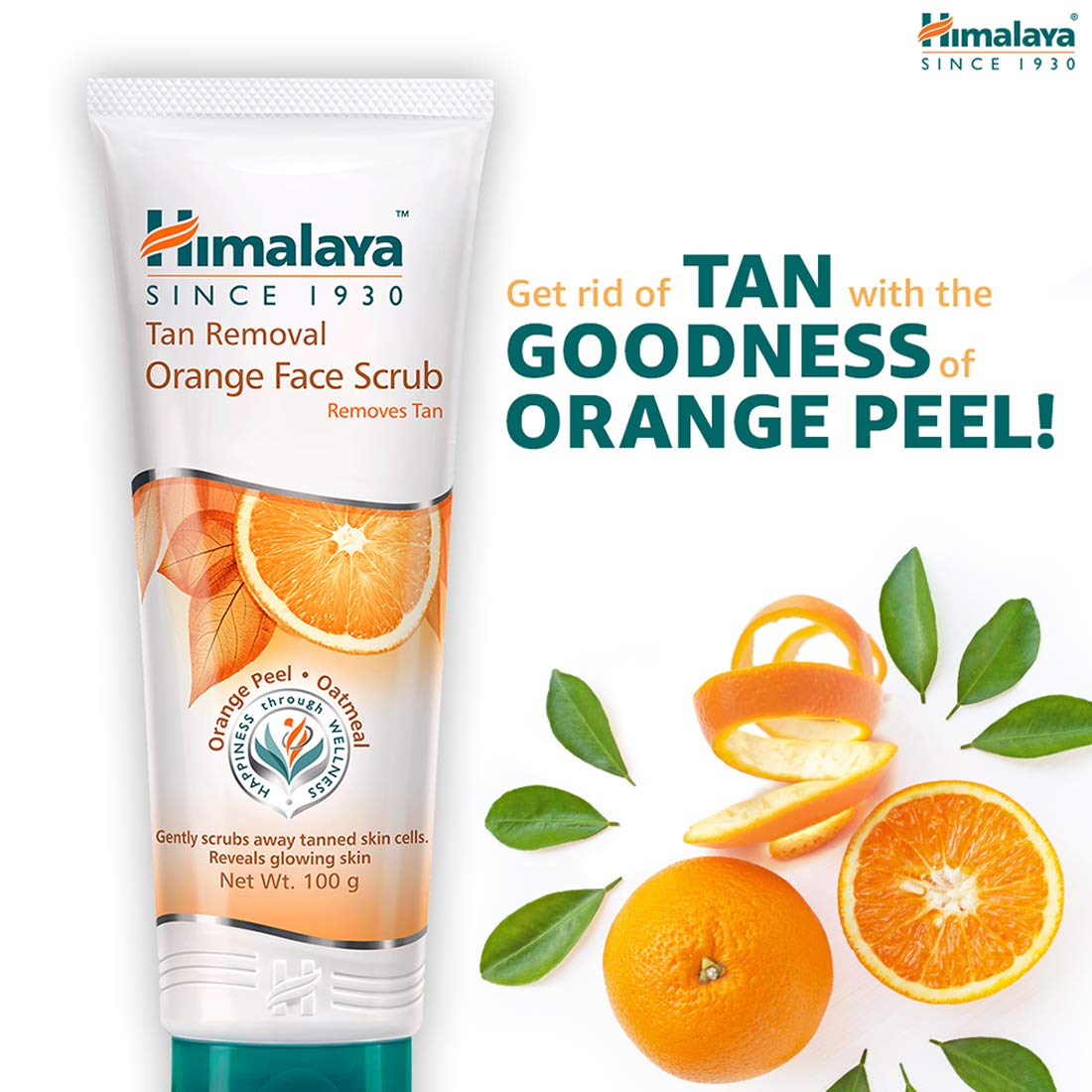 Himalaya Tan Removal Orange Face Scrub 100Ml