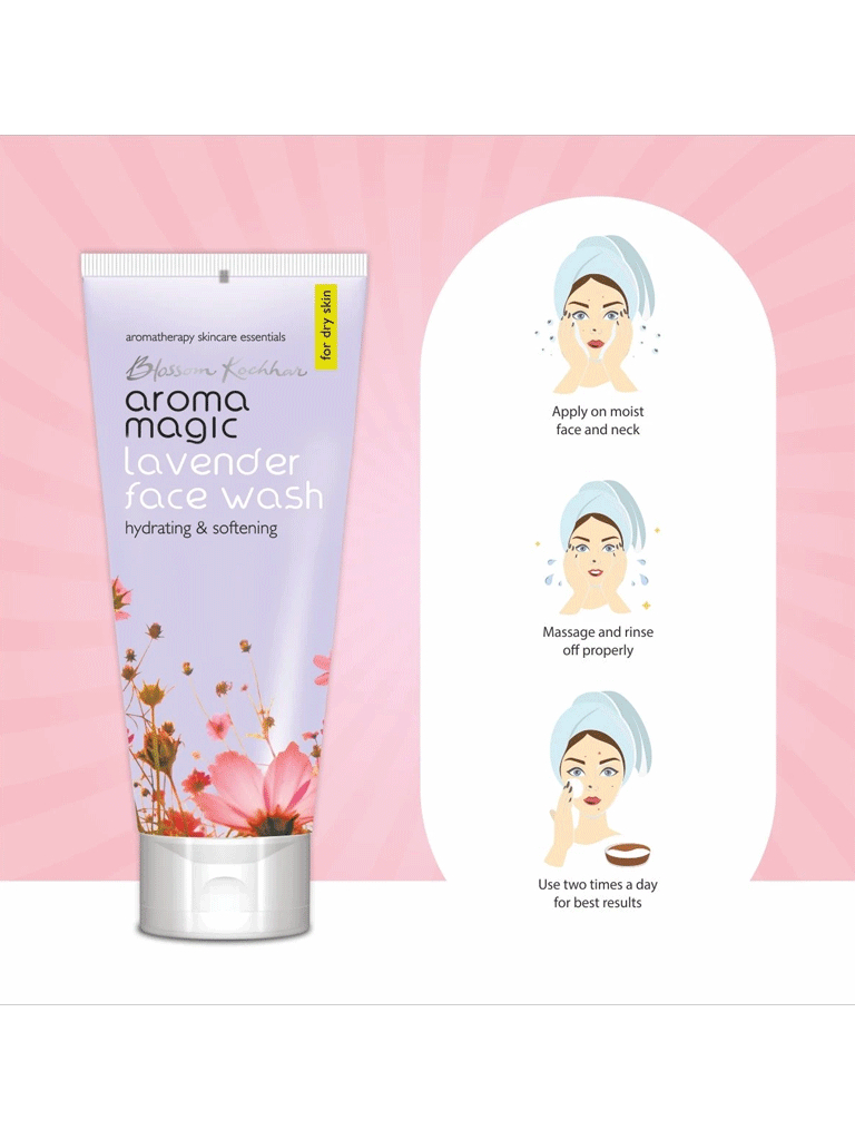 Buy Aroma Magic Lavender Face Wash 100ml only at smartdoko