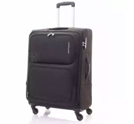 Kamiliant Black Toro 55cm Spinner Luggage (82W 0 09 055)