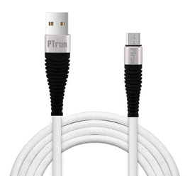 PTron Gravita 2A USB Data Cable Gold Plated Charging Cable 