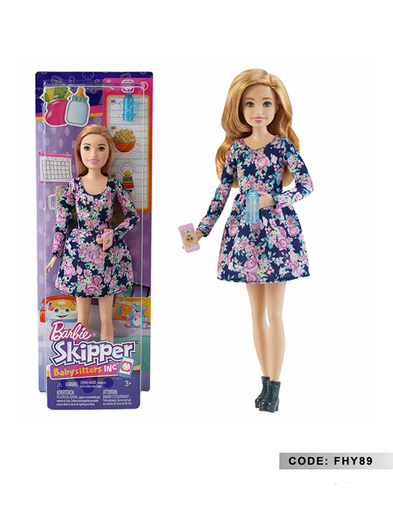 Boneca Barbie babysitter Skipper Loira FHY89