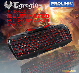 PROLink Illuminated Gaming keyboard PKGM9301