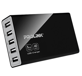 Prolink 5-Port USB Charger 40W 8A PCU5081
