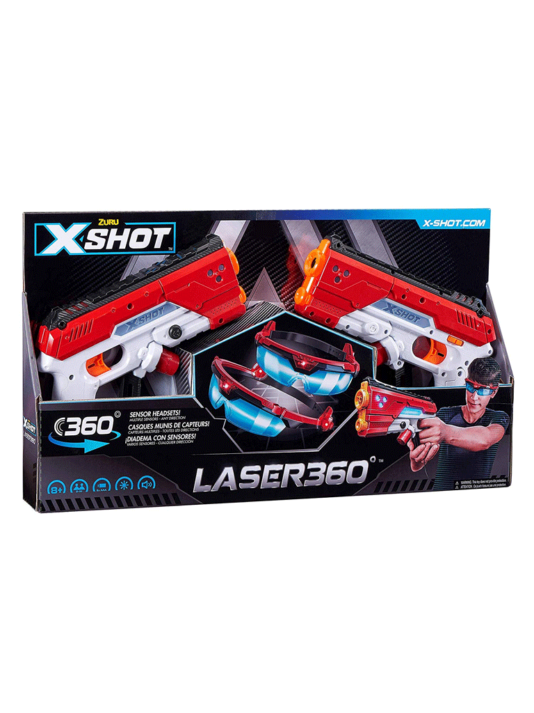 Buy Zuru XShot Laser 360 Gun 36280 only at smartdoko