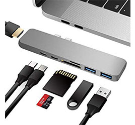 Apple Macbook Pro Type-C Hub Adapter 7 in 1 With HDMI