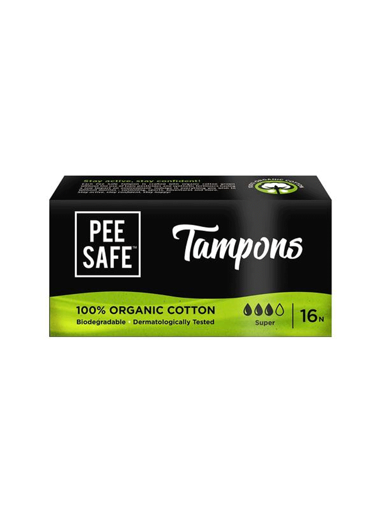 Pee Safe Organic Tampons Super only at smartdoko