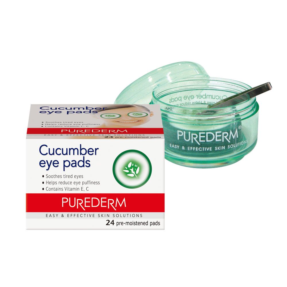 Purederm Cucumber Eye Pads 24 Pads, eyes care, eye pads, Cucumber Eye