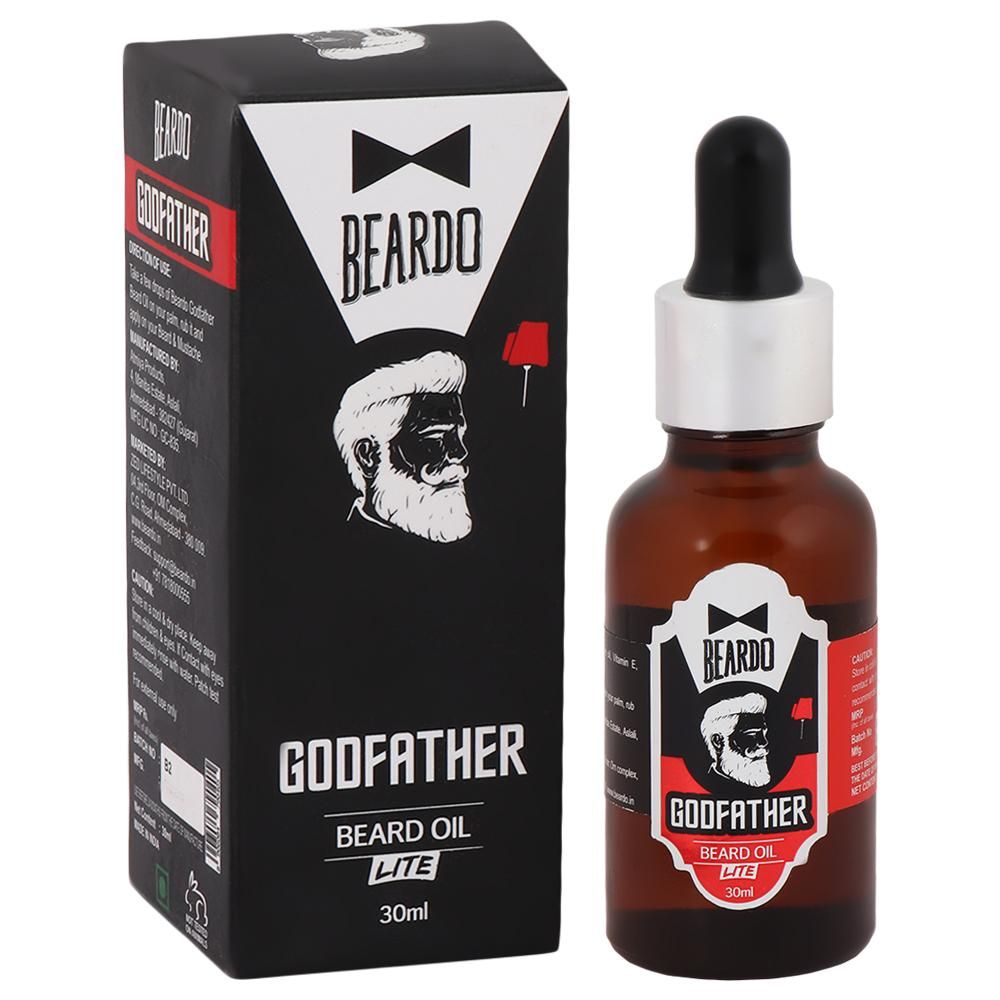Beardo Godfather Lite Beard and Moustache Oil 30ml, grooming
