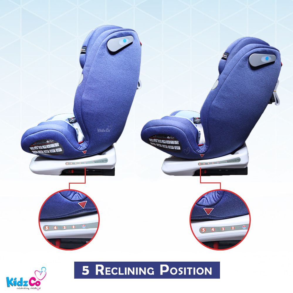 KidzCo Car Seat 012 Years, 360 Turn, Rear and Forward Facing