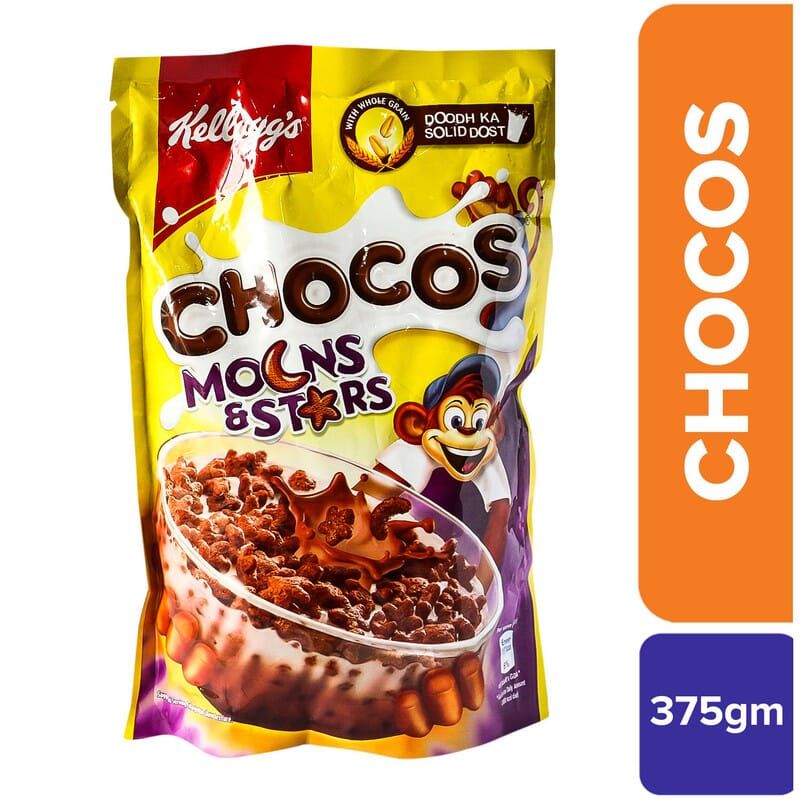 Kellogg's Chocos Moon & Stars 375gm Pouch