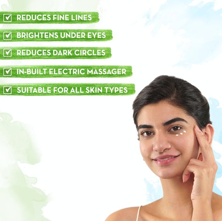 mamaearth Vitamin C Under Eye Cream with Gotu Kola & Niacinamide for