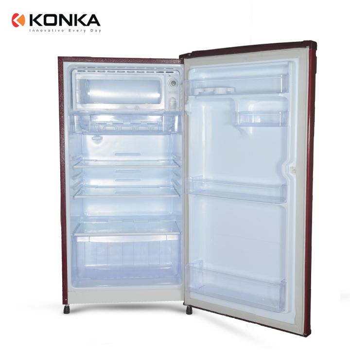 KONKA Refrigerator 185 Ltrs Single Door (KRF/KRFF185W/B)
