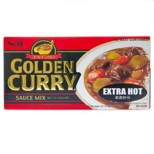 S&B Golden Curry Extra Hot 220g