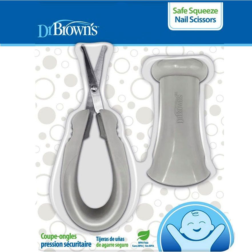 Dr. Brown's™ Safe Squeeze Nail Scissors