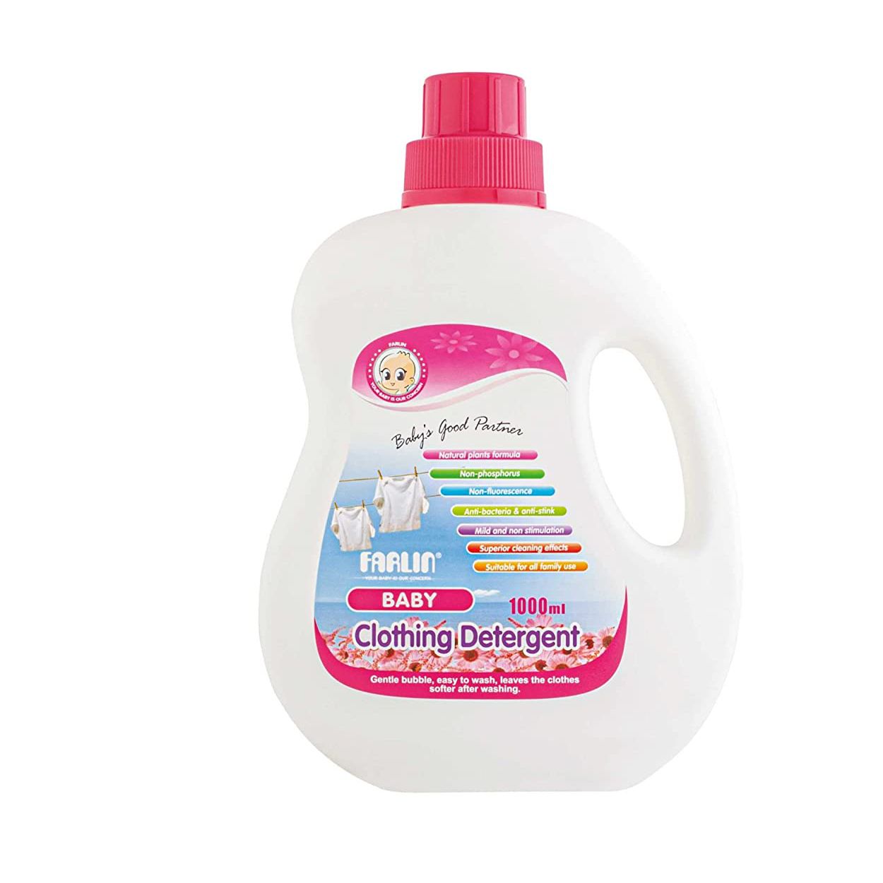 Farlin AntiBacterial Baby Clothing Detergent 1000ml (BF300)