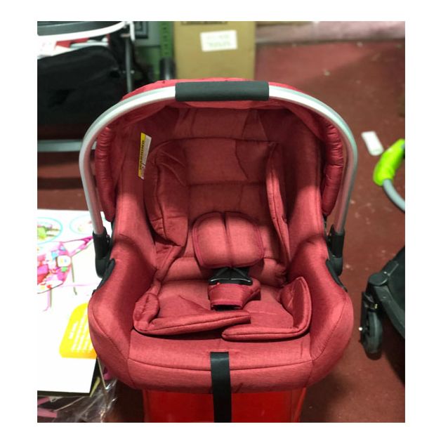 Portable infant car outlet seat