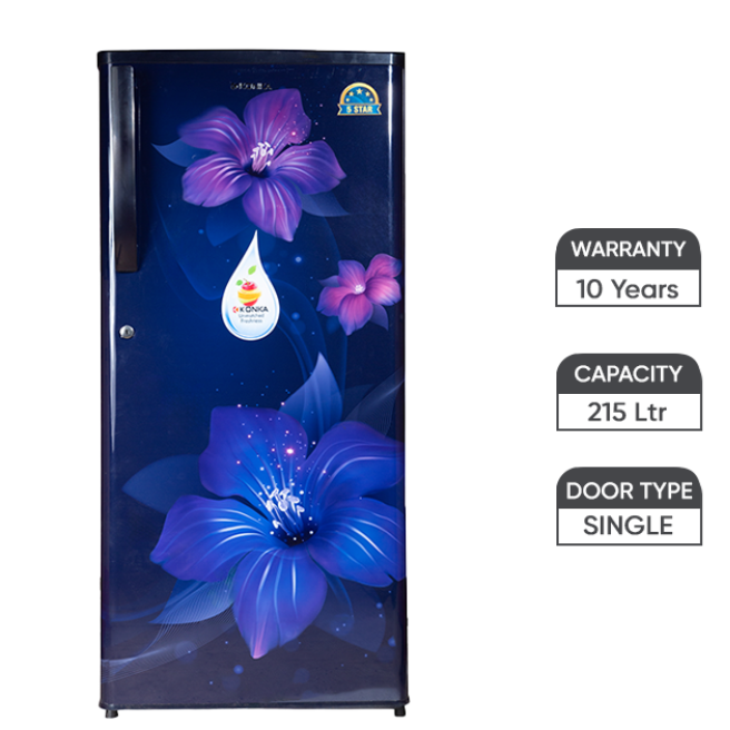 KONKA Refrigerator 215 Ltrs Single Door (KRF/KRFF215W/M)