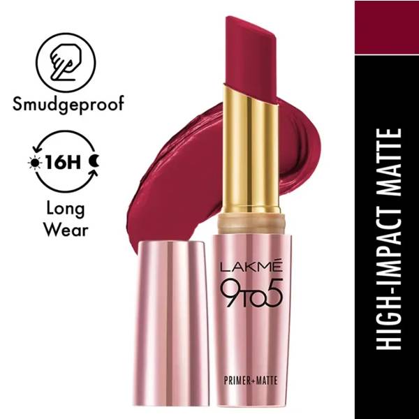 lakme-9-to-5-primer-matte-mp6-deep-wine-lipsticks-36gm