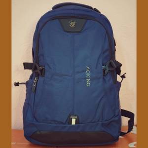 Aoking Double Compartment Backpack With Laptop Space