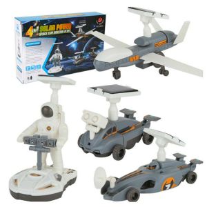 4In1 Solar Powered Toy Space Exploration Fleet Gift Toy