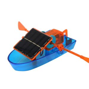 Solar Power Handmade Rowing Boat Toy Model Students Scientific