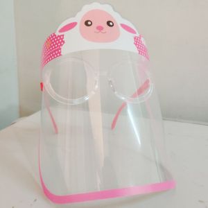 Sheep Kids Face Shield With Goggles