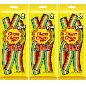 Chupa Chups Sour Belt (Mixed Fruits) Pack of 3