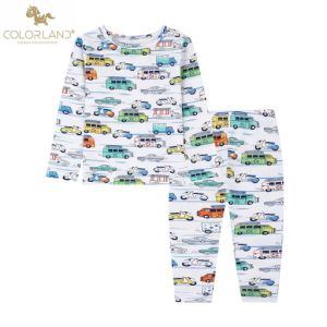 Snug Fitting Pyjamas Long Sleeves Set-Car
