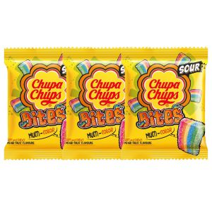 Chupa Chups Sour Bites (Mixed Fruit Flavor) Pack of 3