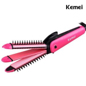 Kemei KM 6855 Multifunctional Hair Stick Curler, Rollers And Straightener