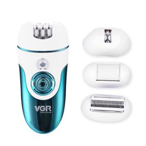 Vgr V-700 Professional 4 In 1 Epilator Rechargeable Electric Razor Epilator Body Hair Removal Machine
