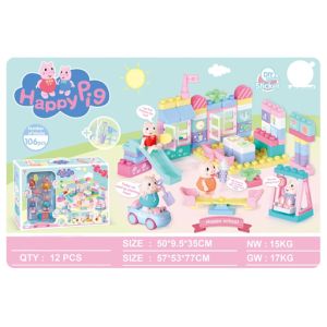 Peppa Pig Playset With Blocks And Characters