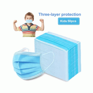 Kids 3 Ply / Layer Surgical Mask Chinese In A Box 50pcs