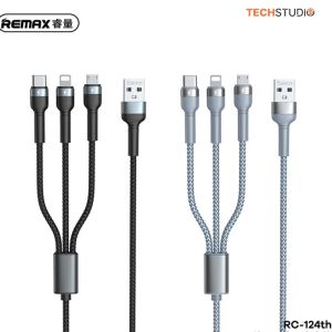 Remax Jany Series 3.1A 3-in-1 Charging Cable RC-124th