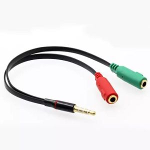 3.5mm Male to 2 Female Y Splitter Audio Cable(2 in 1 AUX Cable)