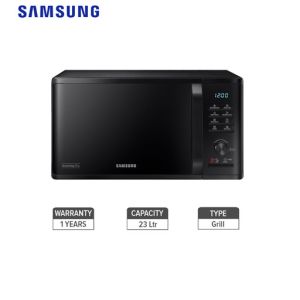Samsung 23 ltrs Grill Black Microwave Oven with Quick Defrost  MG23K3515AK