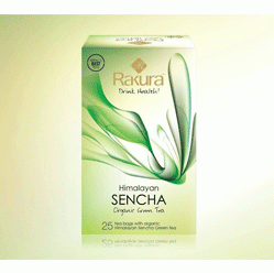 Rakura Himalayan Sencha Organic Green Tea-25 Tea Bags