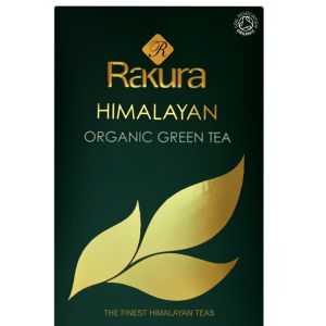 Rakura Himalayan Organic Green Tea 100 Tea bags (Envelope)