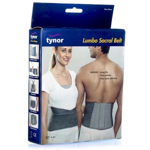 Tynor Lumbar Sacral Belt Lumbopore With Flexible Back Splint, Provides Comfortable Back Support For Back Pain 1 Pcs