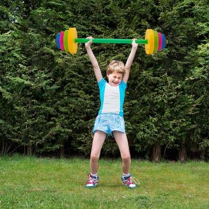 Kids Beginner Gym, Workout, Weightlifting Set