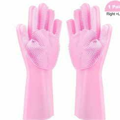 Magic Silicone Dishwashing Glove Kitchen Tool For Cleaning